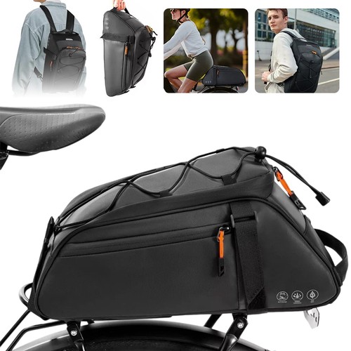 Bike rear rack bag - rack,